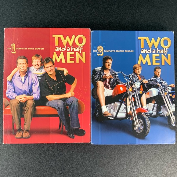 Warner Bros. Other - Two and a Half Men Complete Seasons 1 and 2 DVD Bundle Set.